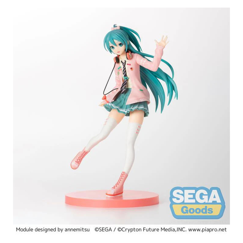 Hatsune Miku - Project DIVA Arcade Future Tone Super Premium Figure "Hatsune Miku - Ribbon Girl" Hatsune Miku - Project DIVA Arcade Future Tone Super Premium Figure "Hatsune Miku - Ribbon Girl"